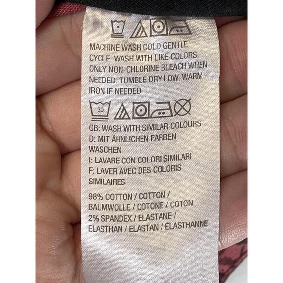 G.I.L.I. Blazer Womens 14 Pink Snakeskin One Button Stretch Animal Print - Picture 8 of 10